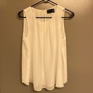 NWOT ASOS Design White Tank Blouse Size 6